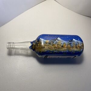 Gary August Signed Hand Painted Bottle Jim Beam 2012 Colorado Artist to stars